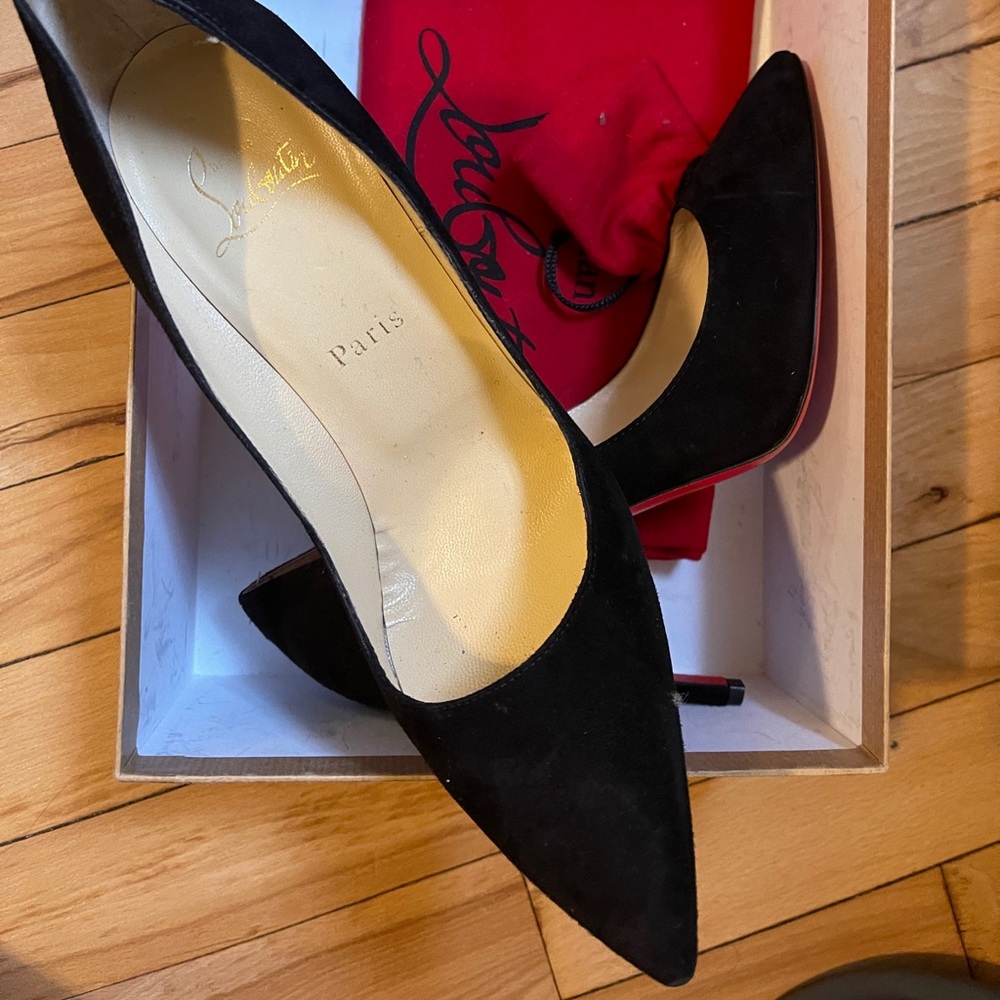 Christian Louboutin Suede Pumps